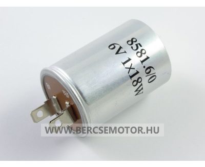 Index relé 6V 1x18W Simson Schwalbe / Star / Mz